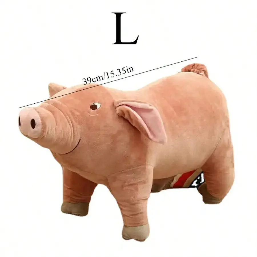 Cuddly Pink Pig - Style Dog Plush Toy Soft Fabric Ideal for Dogs to Snuggle and Sleep with Helps Reduce Anxiety   Peaceful Rest